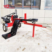 Machinerie forestière portable de 22 tonnes, processeur horizontal de bois de chauffage, fendeuse de bûches avec bras de levage hydraulique HY22T-GL-650A