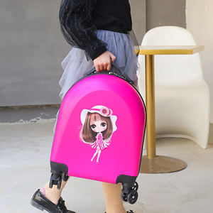 Valigia per Bambini Pailox 'La Mia Prima' con Ruote Girevoli, Manico Telescopico, Motivo Gattino, Bagaglio a Mano 18 Pollici in ABS - Product Image 6