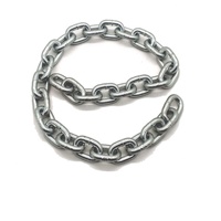 DIN764-Cadena de eslabones galvanizados, medio, comercial, soldado