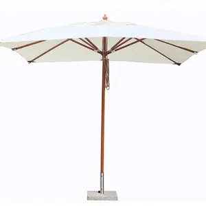 Grand parasol de plage extérieur anti-UV avec logo personnalisé, 4/6/8 <span class=keywords><strong>baleines</strong></span> en bois, commande manuelle, imprimé, pour l'Italie Big Whale - Product Image 4