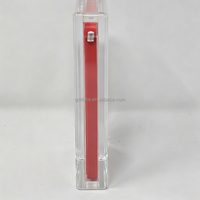 Vitrine de protection personnalisée moderne en acrylique coloré résistant aux UV, faite à la main, pré-assemblée, surface polie pour objets classés