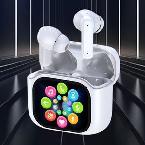 Écouteurs <span class=keywords><strong>sans</strong></span> <span class=keywords><strong>fil</strong></span> intra-auriculaires stéréo ANC à réduction de bruit pour filles, écouteurs sportifs professionnels avec traduction IA et écran tactile - Product Image 1