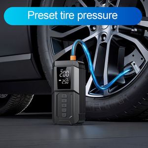 Inflador de Neumáticos para Automóvil de Fábrica con Monitor de Presión de Neumáticos de 6000 mAh, Arrancador de Emergencia Portátil, Batería de Refuerzo, Presión Máxima de 150 PSI - Product Image 3