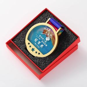 Médailles en alliage de zinc durables personnalisées en usine avec rubans Médailles de qualité supérieure, logos personnalisés Artisanat en émail 3D - Product Image 5