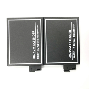KVM Optique HD avec Souris USB, Clavier, Audio Vidéo, Résolution HD 1080P 4K, Extenseur Fibre Optique, Convertisseur HD vers Fibre Optique - Product Image 1