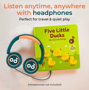 <span class=keywords><strong>Libro</strong></span> Interactivo con Sonidos <span class=keywords><strong>de</strong></span> Cinco Patitos, Recargable por USB-C, con Soporte para Auriculares, Juguete Musical Educativo para Niños Pequeños - Product Image 3