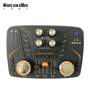 GAX-V10 Thẻ Âm Thanh Hát Trực Tiếp Chuyên Nghiệp Mới Cho Điện Thoại Di Động Máy Tính Phổ Thông Đi Kèm Với Nhiều Hiệu Ứng Âm Thanh - Product Image 1