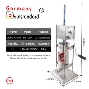 Commerciële Spaanse Churros <span class=keywords><strong>Machine</strong></span> Churros Maker <span class=keywords><strong>Machine</strong></span> Met Ce - Product Image 4