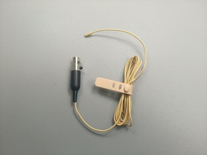 Micrófono Lavalier XLR Mini <span class=keywords><strong>Profesional</strong></span> de 2 mm, Color Beige y Negro, Micrófono <span class=keywords><strong>Inalámbrico</strong></span> Portátil y Ligero - Product Image 4