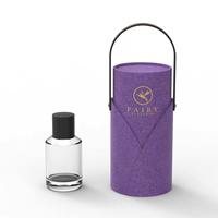 Flacon de parfum vide de luxe 30ml 50ml 100ml avec boîte cadeau et sac en papier, logo personnalisé