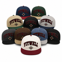 Gorra de Béisbol Plana con Logotipo Personalizado OEM ODM, Gorra Estructurada con Visera Plana Bordada para Ropa Urbana y Marcas de Moda de Diseñador