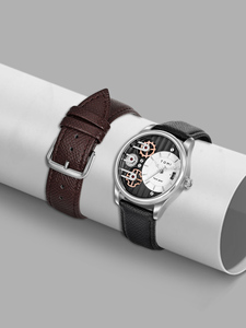 SYN TOMI T106 Nouvelle montre transfrontalière pour homme, montre à quartz, bracelet en cuir, étanche, montre pour homme d'affaires - Product Image 1