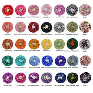 Hochwertiger Digitaldruck Frauen Schlaf Seide Satin Hauben Gummiband Haar abdeckung Doppels chicht Blumenmuster Haars chönheit - Product Image 5
