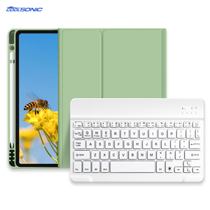Funda de Silicona Suave para Tablet con Teclado Inalámbrico BT para iPad Air 4 10.9 <span class=keywords><strong>2020</strong></span> con Soporte para Lápiz - Product Image 6