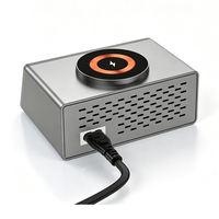 Station de charge multi-ports Gan avec écran LCD numérique 140W, 4 ports Type C + 4 ports USB A, PD 65W, Power Delivery, QC 3.0, chargeur rapide