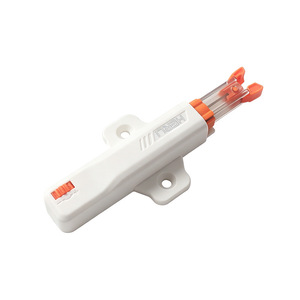 Mecanismo de rebote automático para puerta de armario Heru, bloqueo mecánico, doble amortiguador, riel no desmontable, montaje en puerta, plástico fundido a presión - Product Image 3