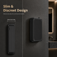 Diffuseur d'arômes commercial sans eau, mural et verrouillable, pour huiles essentielles, à air froid biphasique, pour hôtels, toilettes et ascenseurs