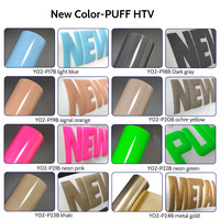 Vinyle de transfert thermique gonflant 3D en mousse TPU HTV néon, nouveau design, réutilisable, pour textile, 20 pieds, pour T-shirt, livraison gratuite