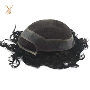 Sistema de Reemplazo Capilar para Hombre, Encaje Suizo <span class=keywords><strong>Hollywood</strong></span> Wave de 23 mm, Cabello Humano - Product Image 4