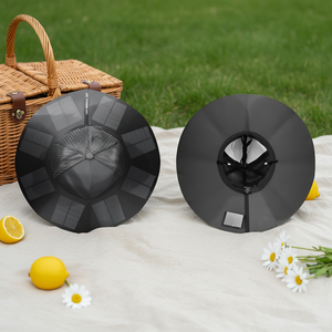 Chapeau solaire pliable 15W, chapeau solaire enroulable, chapeau solaire portable, chapeau solaire pour activités de plein air 15W - Product Image 5