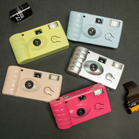 Kamera Film Sekali Pakai Baru dengan 24 Lembar Film ECN2, Half Frame 135, Pola dan Logo yang Dapat Disesuaikan, Kamera Film Sekali Pakai.