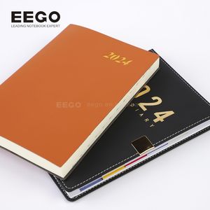 2026カスタムレザーカスタムロゴワークブックA5ジャーナル日記プランナー仕切りアジェンダ - Product Image 4