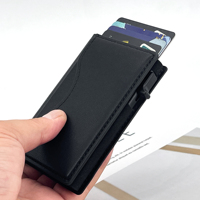 Portefeuille de téléphone en PU de qualité supérieure, magnétique, flexible, porte-cartes élégant pour une utilisation sur le bureau