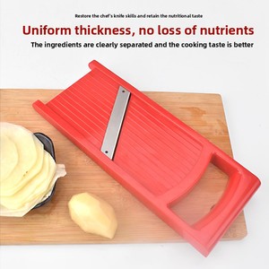 دائم المنزل والمطبخ دليل المحمولة الخضار الخيار البطاطس الفاكهة الماندولين القطاعة مقشرة المروحية القاطع أجاد - Product Image 3