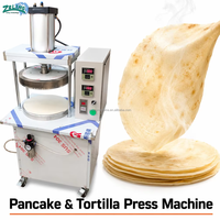 Machine à crêpes et tortillas automatique Zeling ZL-B5, chauffage électrique, antiadhésive, épaisseur réglable de 0,2 à 5 mm, pain plat de 20 à 80 cm