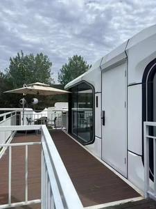 Maison <span class=keywords><strong>mobile</strong></span> modulaire préfabriquée de luxe en acier de 40 pieds, type capsule spatiale - Product Image 2