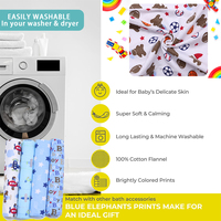 Couverture d'emmaillotage pour bébé et couverture en coton tricotée écologique, ensemble de literie toutes saisons
