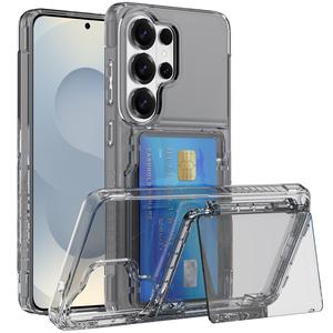 Étui portefeuille transparent avec support rabattable pour <span class=keywords><strong>Samsung</strong></span> Galaxy S26 Ultra S25 Ultra, porte-cartes de crédit - Product Image 6