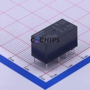 G5V-2-DC24 Signal Relay DIP,10.1x20.5mm Relay 24V 2 Changeover: 2C (DPDT-Changeover)::: 125V-AC/125V-DC Silver + Gold Plated - Product Image 1