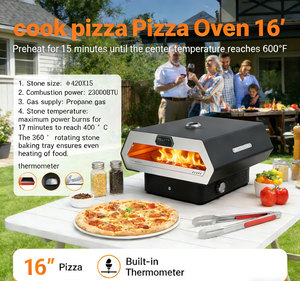 Horno de <span class=keywords><strong>Pizza</strong></span> para Exteriores, Cocina Pizzas de 16 Pulgadas, Máxima Potencia, Tiempo de Cocción de 17 Minutos para Alcanzar 400 Grados °   Gas Propano C - Product Image 6
