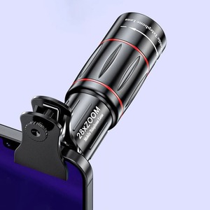 عدسة تلسكوبية عالمية للهواتف المحمولة بدقة 4K عالية الوضوح وتكبير 18x ومجال رؤية 8 درجات، مصنوعة من مواد PVC+ABS، عدسة كاميرا خارجية للهواتف الذكية - Product Image 3
