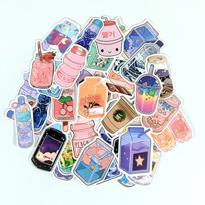 Không thấm nước PVC phim hoạt hình chết cắt Vinyl Sticker phim hoạt hình dễ thương nhãn với bề mặt mờ đặt hàng tối thiểu 100pcs - Product Image 3