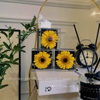 Boîte à bijoux éternelle en tournesol préservé, provenant du Yunnan - Cadeau pour la Fête des Mères