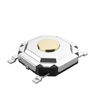 Interrupteur Tactile de Haute Qualité 4x4 5.2x5.2x1.5 Bouton Poussoir 3P Mini Interrupteurs Tactiles 4x4x1.5H pour Jouets