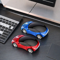 Mouse Mini Nirkabel Optik Bentuk Mobil 2.4GHz Ergonomis 3D Gaming Mouse Antarmuka USB PC Laptop Baterai Pilihan Murah Terbaik