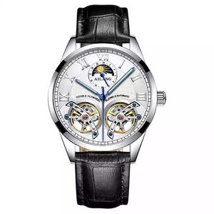 Envío Directo, Reloj Mecánico Automático de Doble Tourbillon para Hombre AILANG, Manecillas Luminosas, Estilo Ejecutivo, Resistente al Agua - Product Image 2
