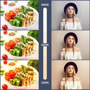 Bombilla LED Tricolor Regulable de 85W 110V 220V 230V para Fotografía, 2700-6400K, Bombilla para Softbox en Forma de Espiral con Casquillo E27 - Product Image 6