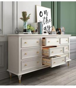 Armoire avant <span class=keywords><strong>de</strong></span> <span class=keywords><strong>lit</strong></span> <span class=keywords><strong>de</strong></span> chambre à coucher française commode <span class=keywords><strong>de</strong></span> rangement <span class=keywords><strong>de</strong></span> salon 9 tiroirs meubles en bois massif minimalistes - Product Image 3