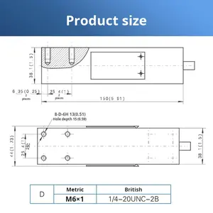 <span class=keywords><strong>AVIC</strong></span> para Sensor Acrílico L6Q-Cx-50/100/150/200/250kg-3B6/3YB6 - Product Image 2