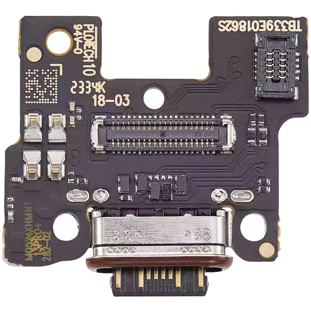 Mobile Phone Charging Port Board for Xiaomi Redmi Note 13 Pro Plus Dock USB Connector With Microphone Replacement