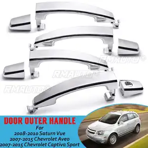 1/2/4 pcs รถด้านหน้าซ้ายขวาด้านหลัง Chrome ABS ประตูด้านนอกสําหรับ Chevrolet Captiva กีฬา Aveo Saturno 96468266