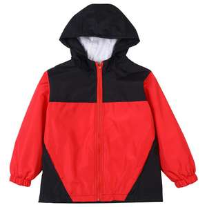 Vêtements pour enfants asiatiques en gros, fabriqués en Chine, en ligne, veste imperméable à fermeture éclair en polyester - Product Image 3