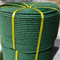 Corde en polyéthylène orange PE certifiée ISO9001, haute ténacité, 3 brins, 10 mm x 220 mètres, bobine de diamètre personnalisé pour bateaux et yachts marins