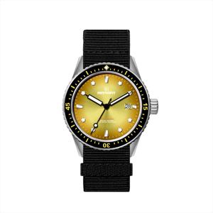 Montre mécanique automatique décontractée de sport avec cadran dégradé, insert de lunette en céramique, bracelet en nylon, étanche 10 ATM - Product Image 4