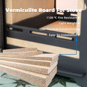 Fournisseur de panneaux de vermiculite Briques réfractaires en vermiculite 15 20 25 mm 400-1200kg/m³ Panneaux de vermiculite - Product Image 2