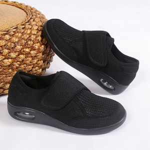 Chaussures de course à pied pour femmes, chaussures de course sur route, chaussures de jogging, chaussures de course sur piste, chaussures de course en cross-country, chaussures à talon compensé, chaussures à boucle et à fermeture auto-agrippante, chaussures en toile, chaussures en maille respirante - Product Image 5